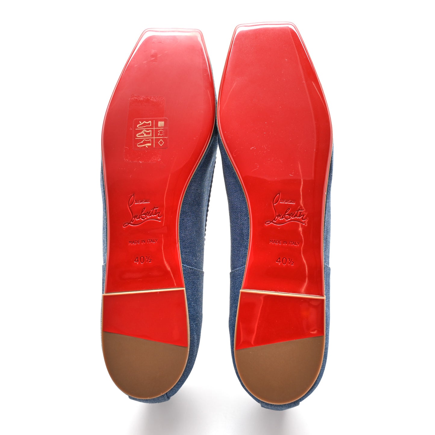 Denim Mamadrague Flats 40.5 Blue