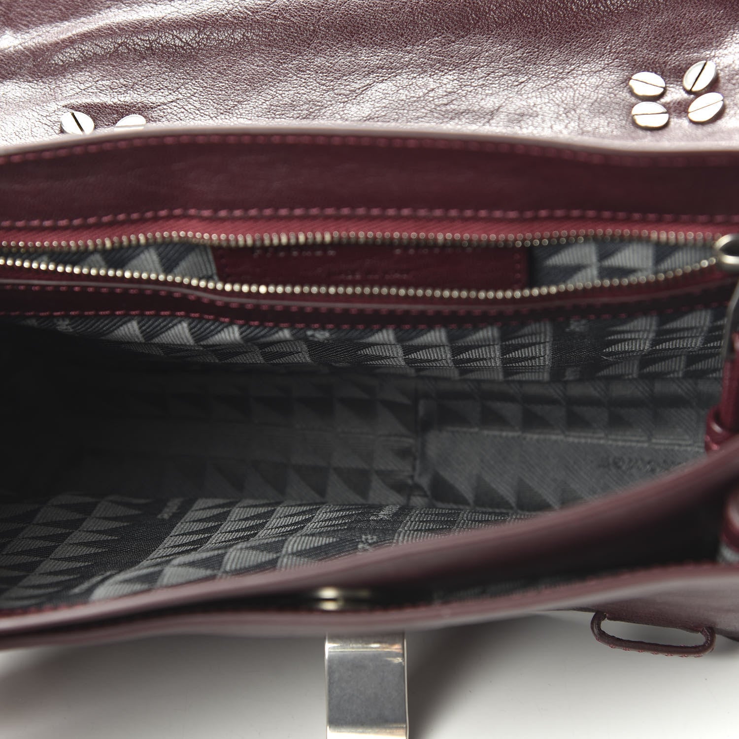 Proenza Schouler Lambskin Tiny PS1 Satchel Oxblood 5 of 9