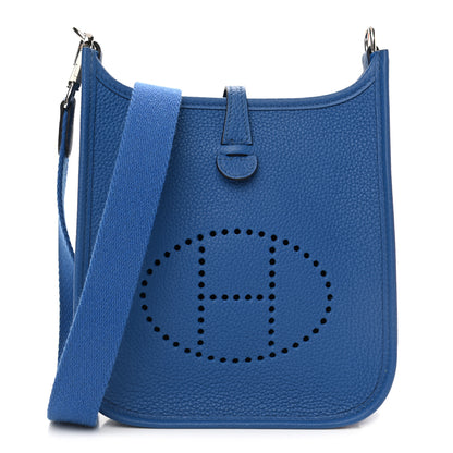 Hermes Taurillon Maurice Evelyne TPM Bleu France 1 of 12