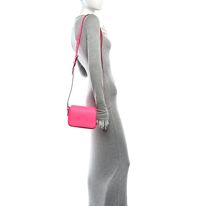 Gucci Calfskin GG Rubber effect Super Mini Bag  Pink 2 of 10