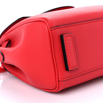 Versace Calfskin Medusa Small Top Handle Handbag Red 7 of 8