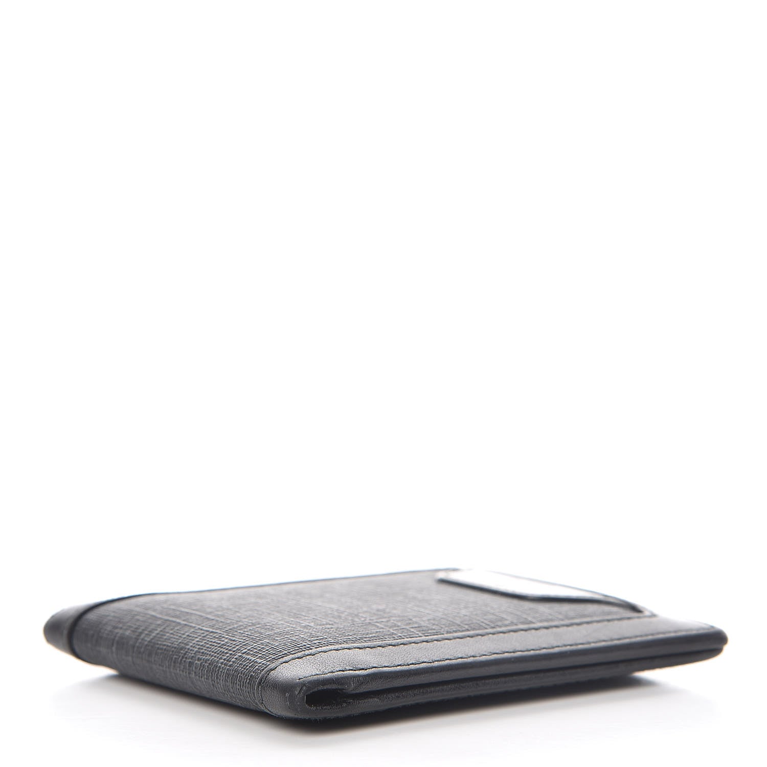 Gucci GG Supreme Monogram Bi-Fold Wallet Black Grey 4 of 8