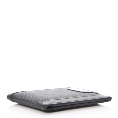 Gucci GG Supreme Monogram Bi-Fold Wallet Black Grey 4 of 8