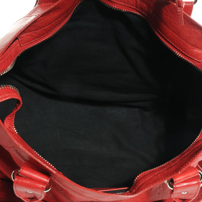 Balenciaga Agneau Giant 21 Silver Hardware Part Time Coquelicot 5 of 9