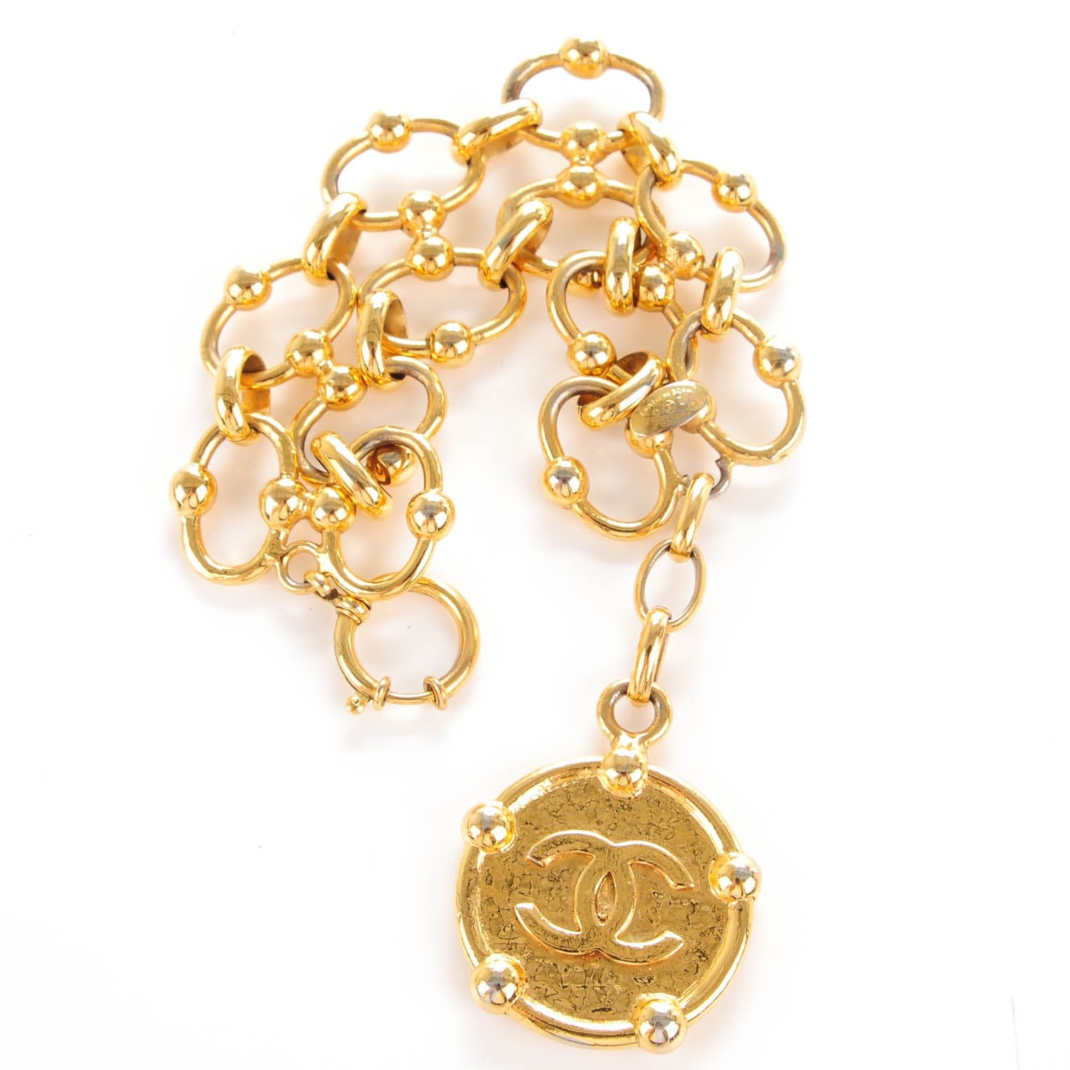Chanel CC Medallion Chain Bracelet Gold 5 of 5
