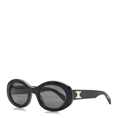 Celine Acetate Triomphe 01 Sunglasses CL 40194U Black 1 of 7