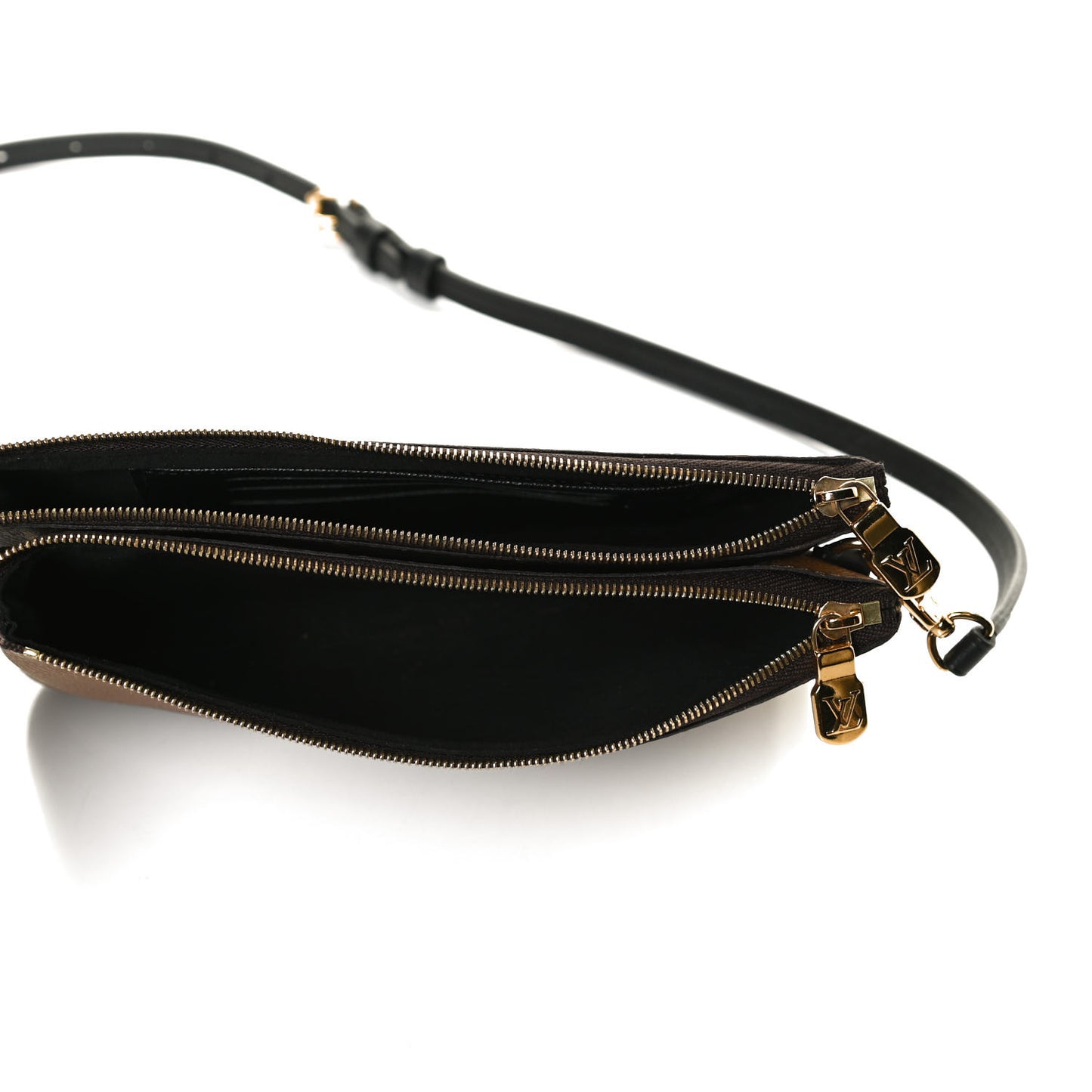 Reverse Monogram Giant Double Zip Pochette