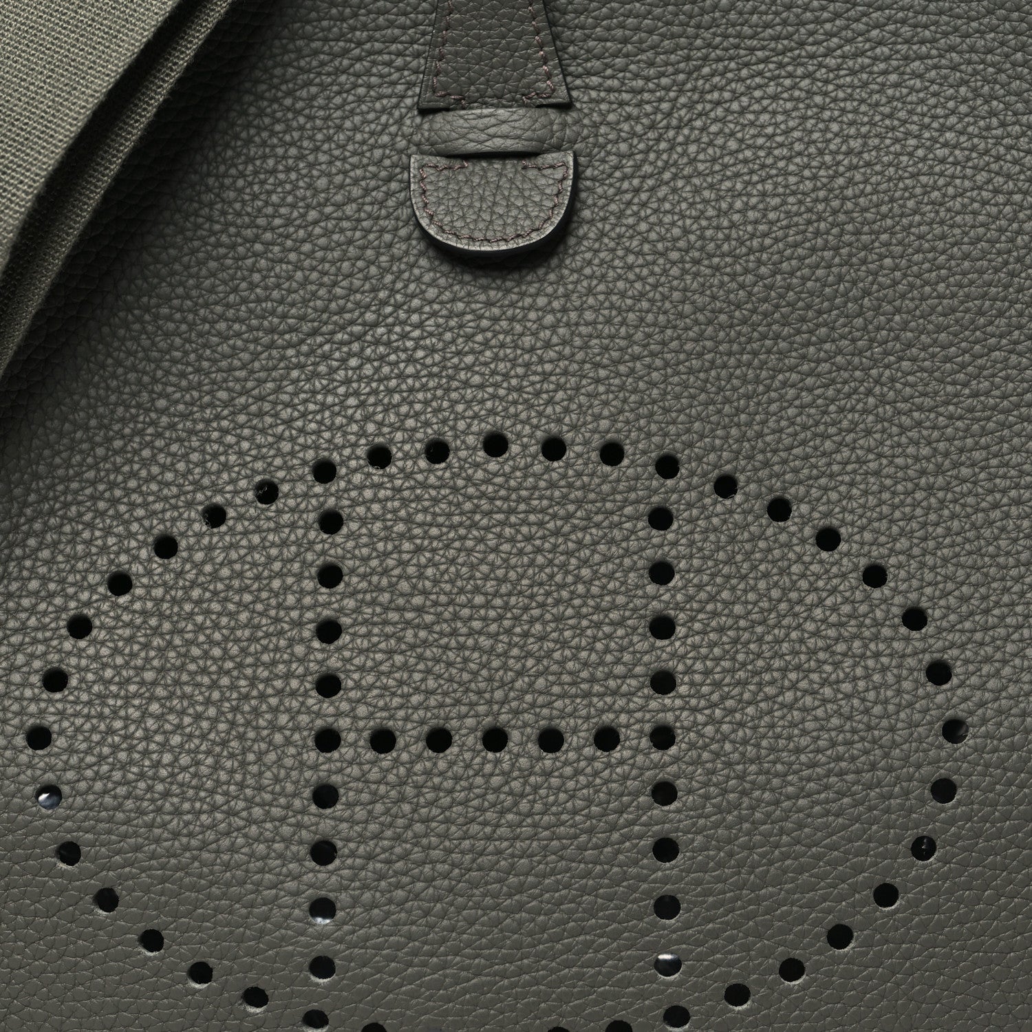 Hermes Taurillon Clemence Evelyne III PM Vert De Gris 4 of 10