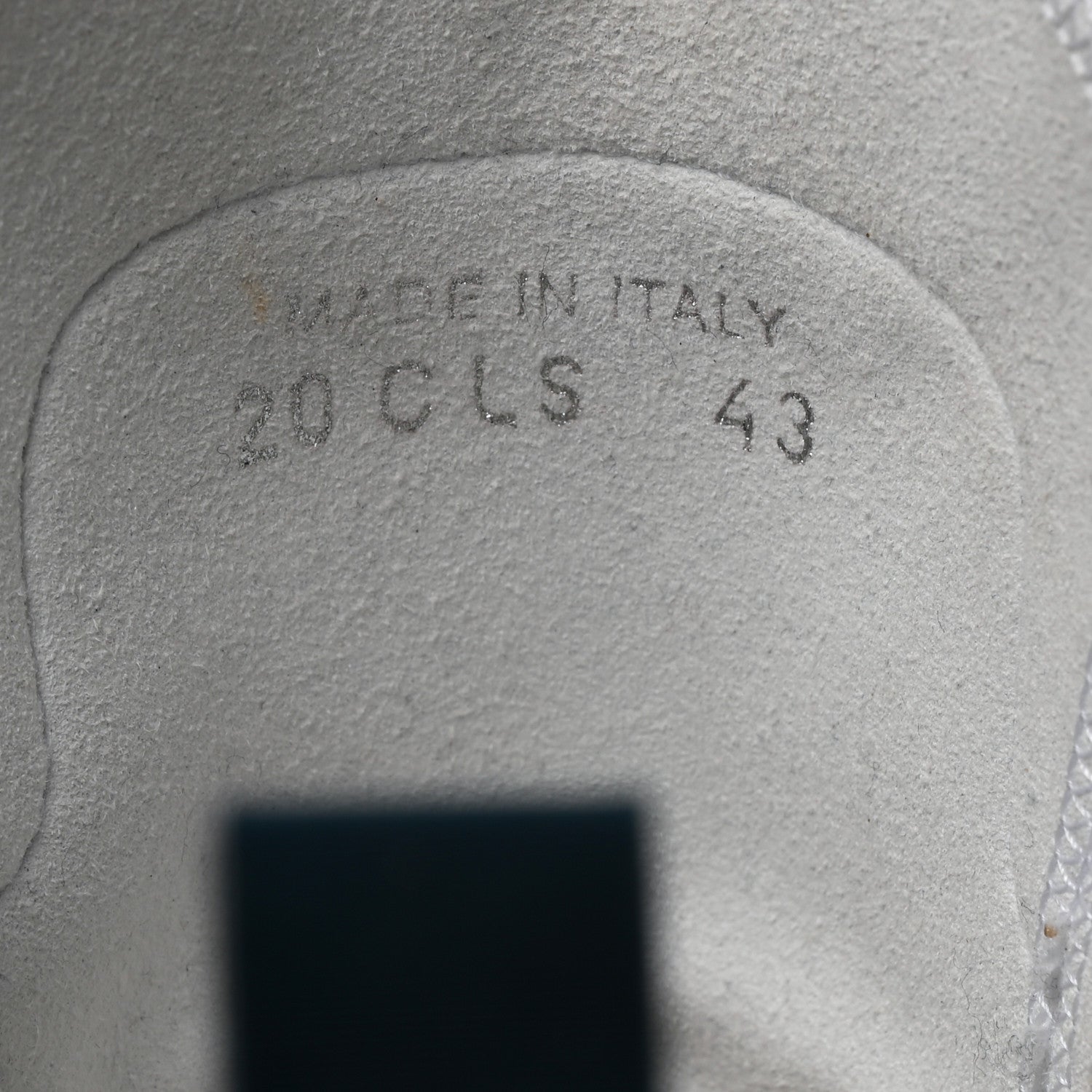 Christian Dior Technical Canvas Oblique Mens B23 High Top Sneakers 43 White Blue 6 of 9