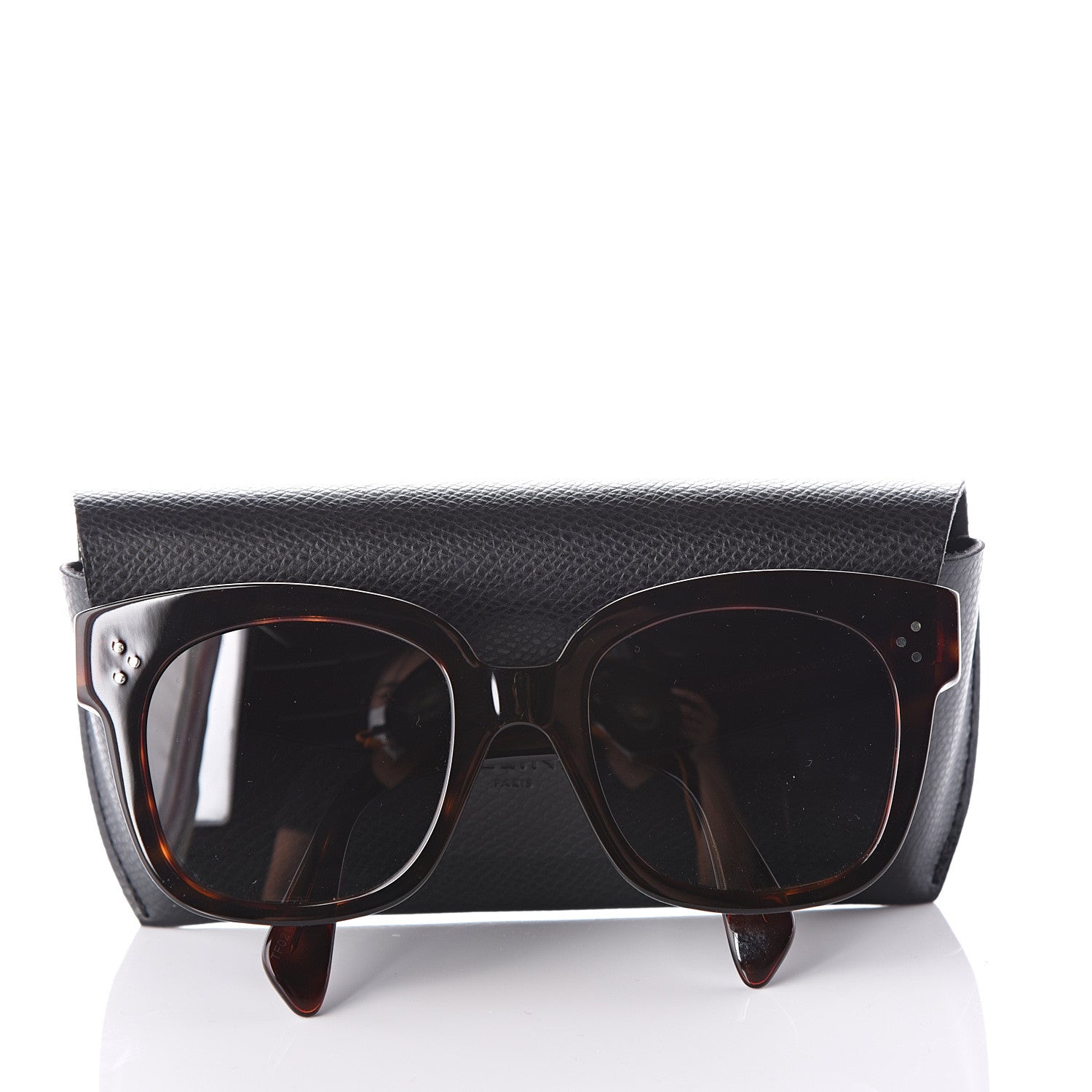 Celine New Audrey CL4002UN Sunglasses Tortoise 8 of 8