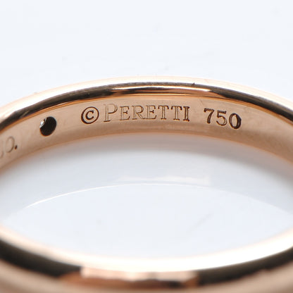 Tiffany 18K Rose Gold Diamond Elsa Peretti Band Ring 53 6.25 5 of 5