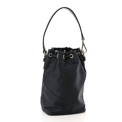 Prada Tessuto Nylon Night Bucket Bag Bleu 3 of 10