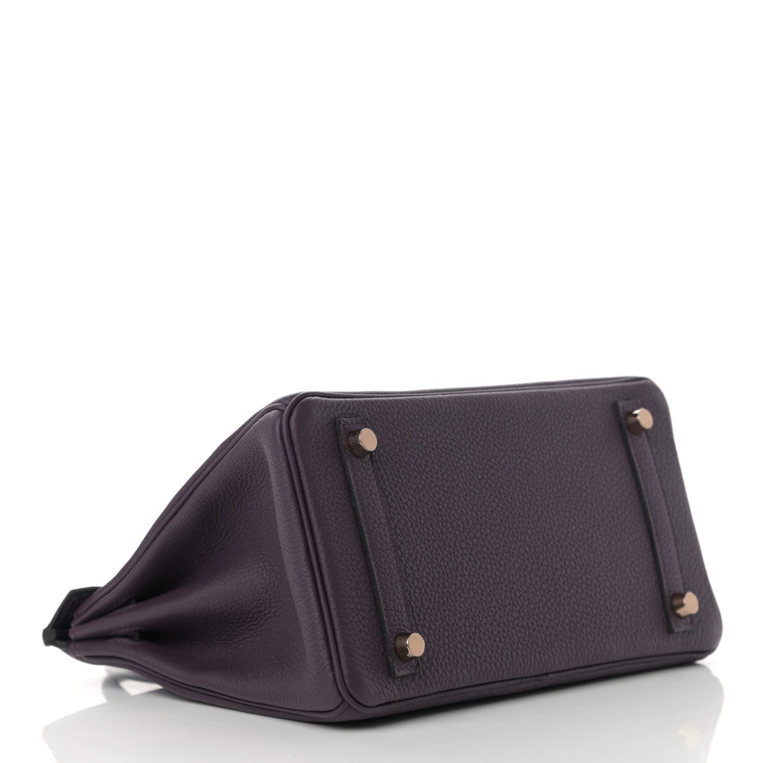 Hermes Togo Matte Alligator Birkin Touch 25 Raisin 4 of 11