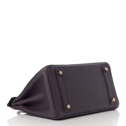 Hermes Togo Matte Alligator Birkin Touch 25 Raisin 4 of 11