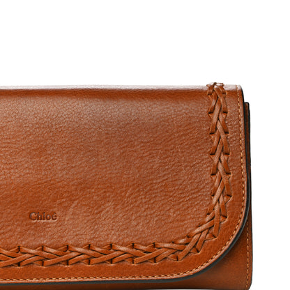 Chloe Calfskin Hudson Long Wallet Caramel 15 of 17
