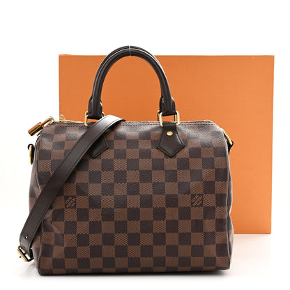 Louis Vuitton Damier Ebene Speedy Bandouliere 25 11 of 11