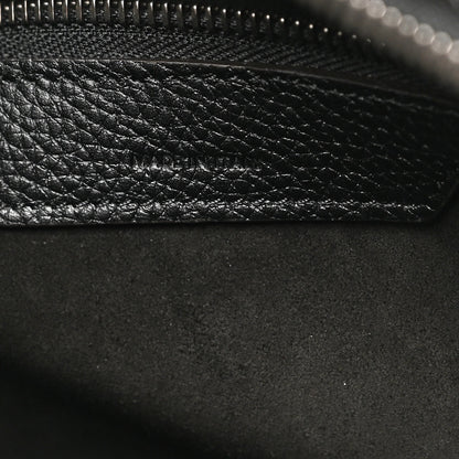 Celine Drummed Calfskin Mini Luggage Black 8 of 11