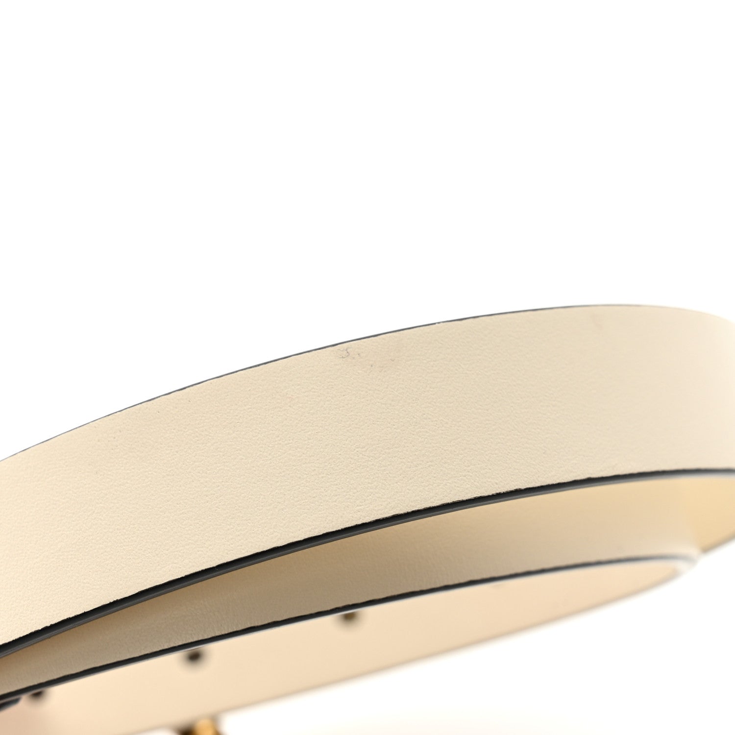 Christian Dior Calfskin Saddle Belt 70 28 White 8 of 11