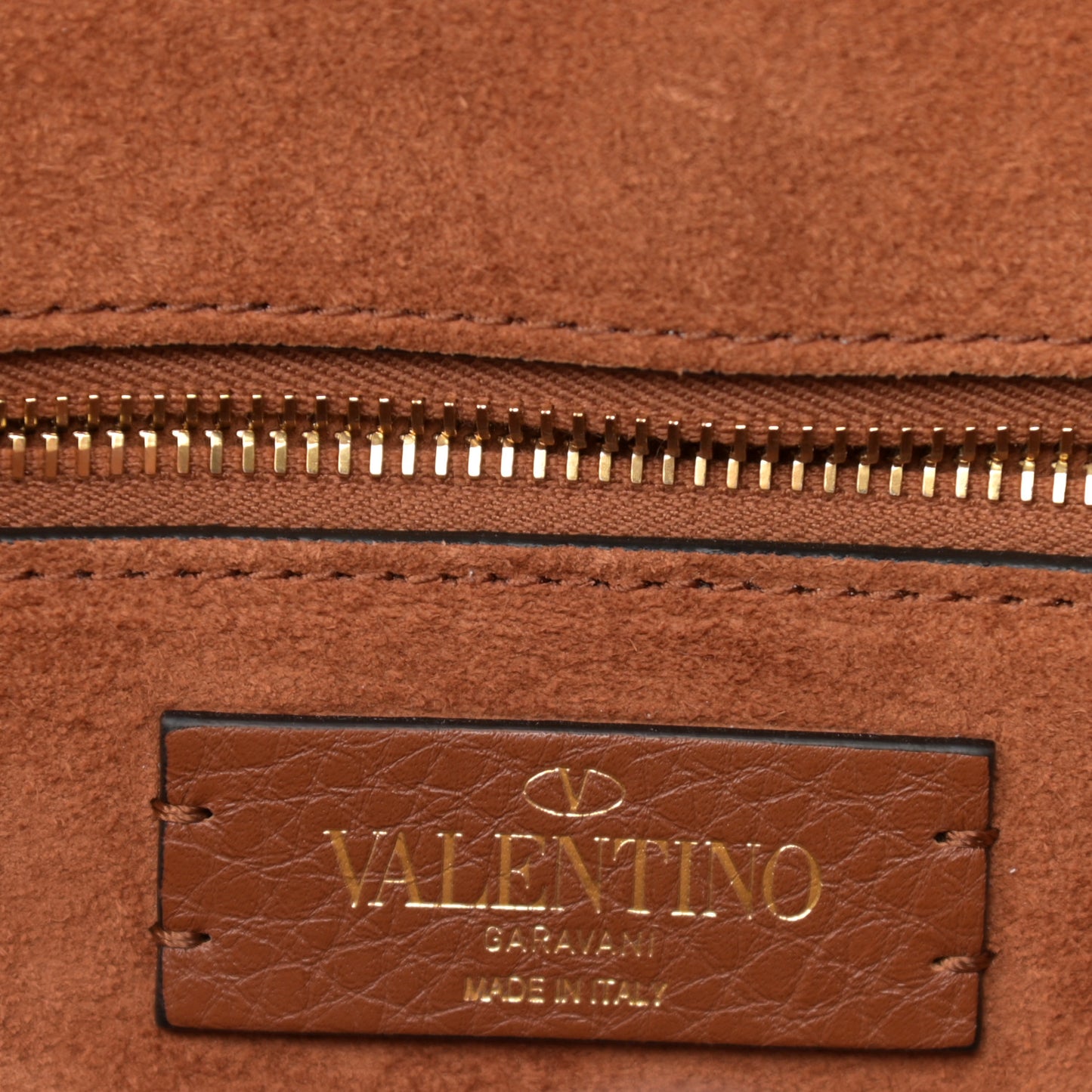 Grained Calfskin Large Roman Stud Tote Selleria