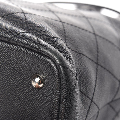 Chanel Grained Calfskin Shopping Fever Tote Black 11 of 21