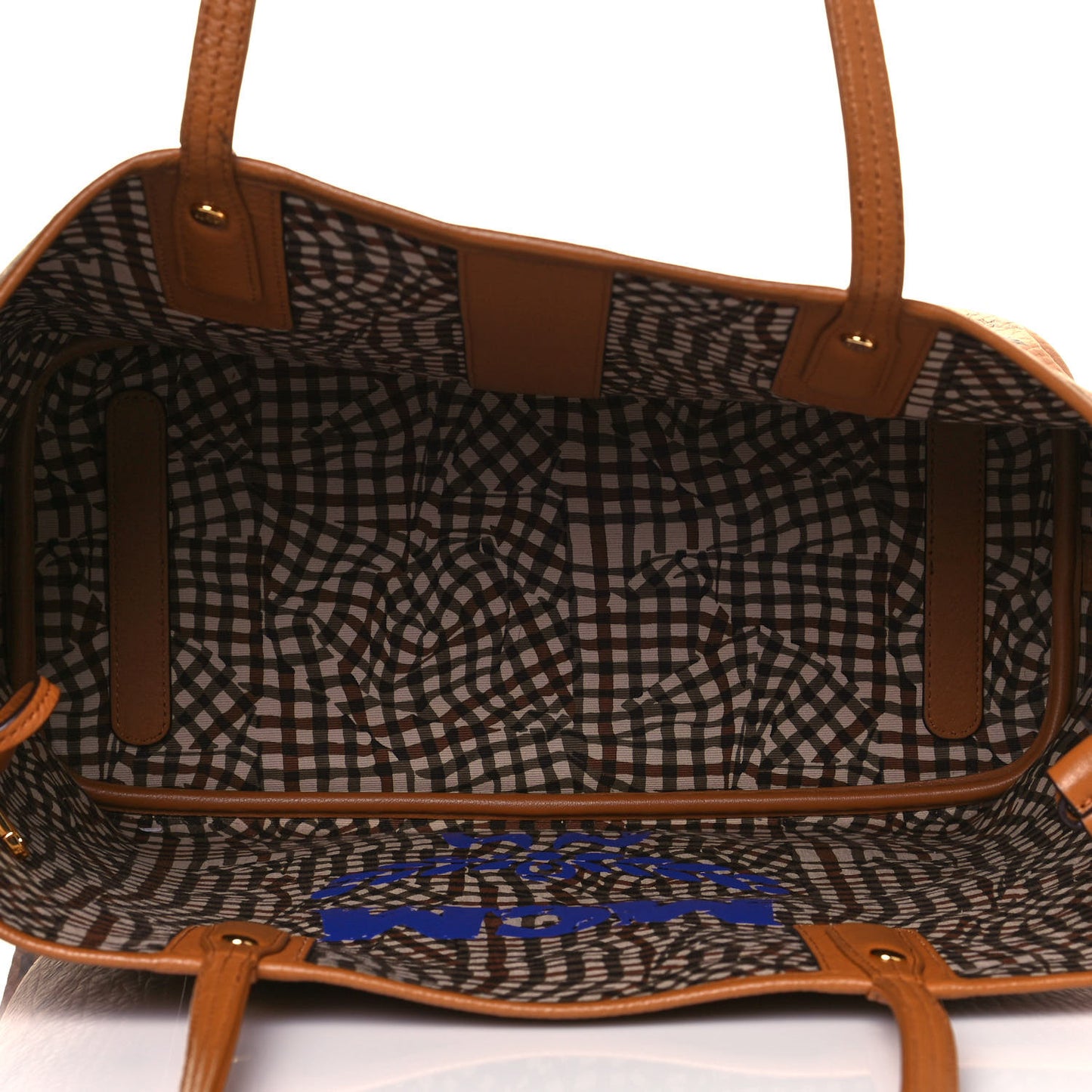 Visetos Medium Liz Reversible Shopper Tote Cognac