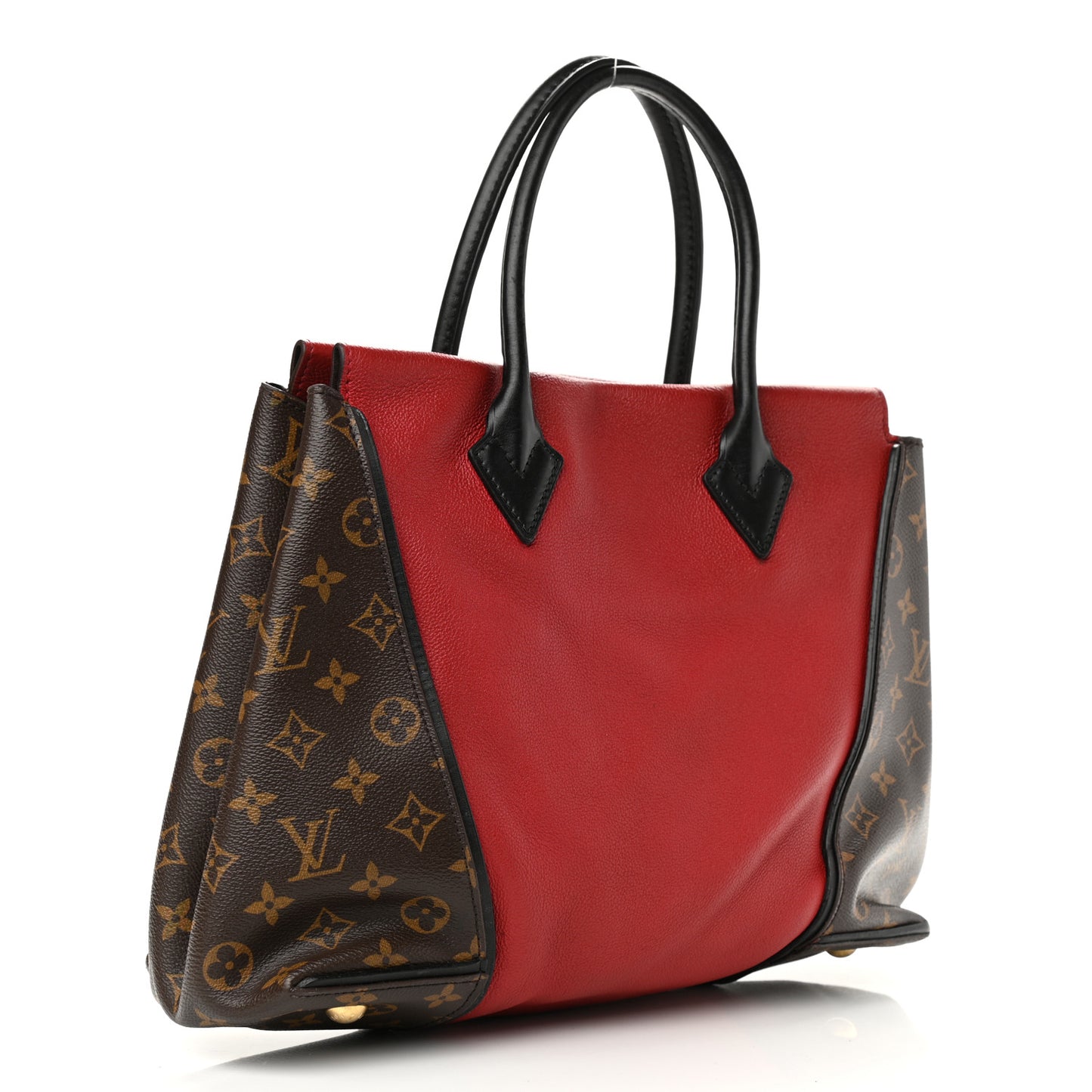 Monogram Cuir Orfevre Tote W PM Cherry
