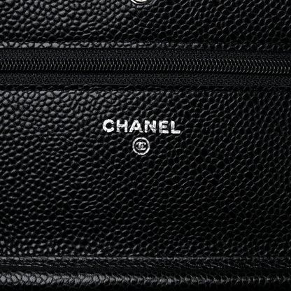 Chanel Caviar Quilted Wallet on Chain WOC Black 6 of 11