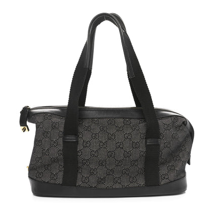 Gucci Monogram Carry On Duffle Bag Black 1 of 10