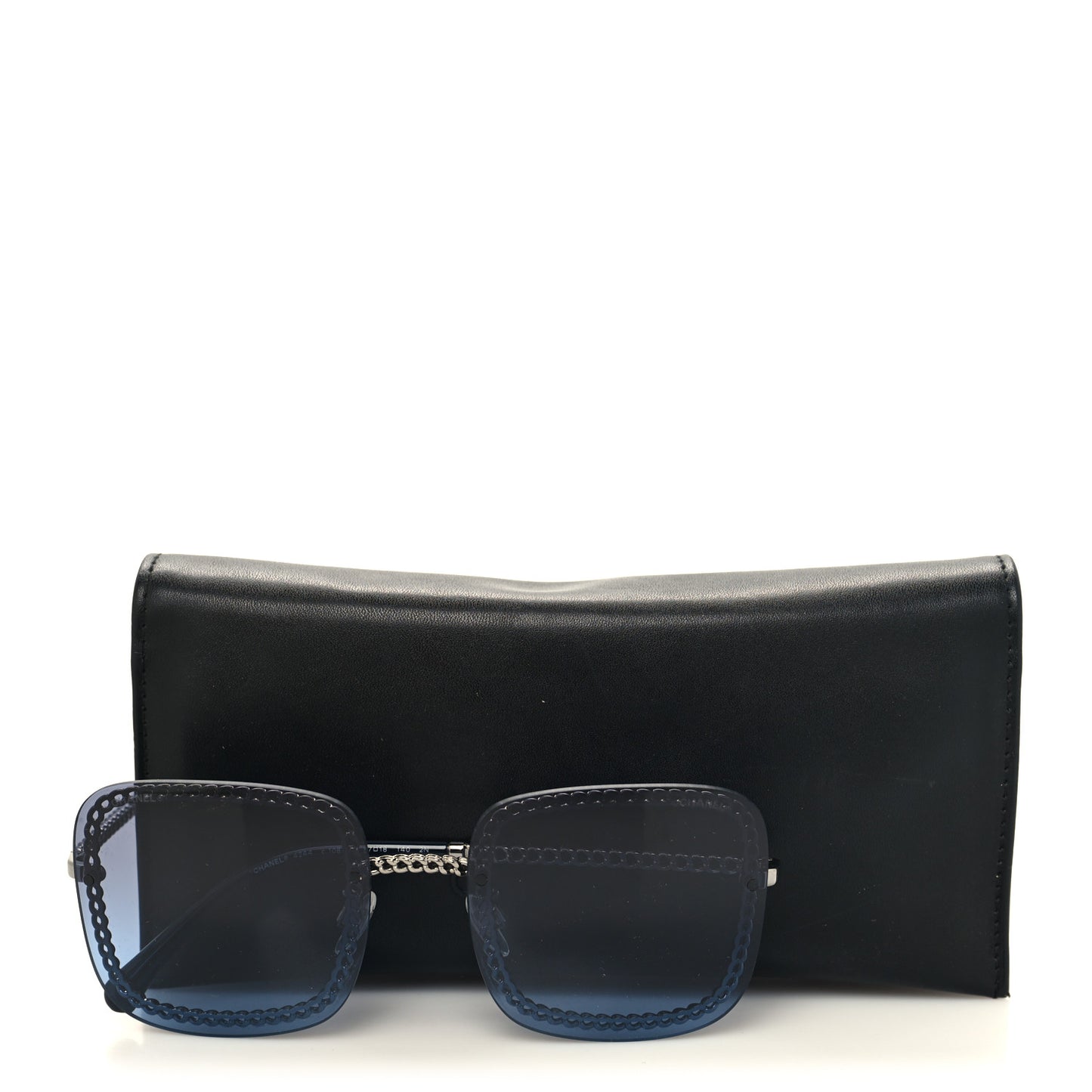 Chain Square Sunglasses 4244 Blue