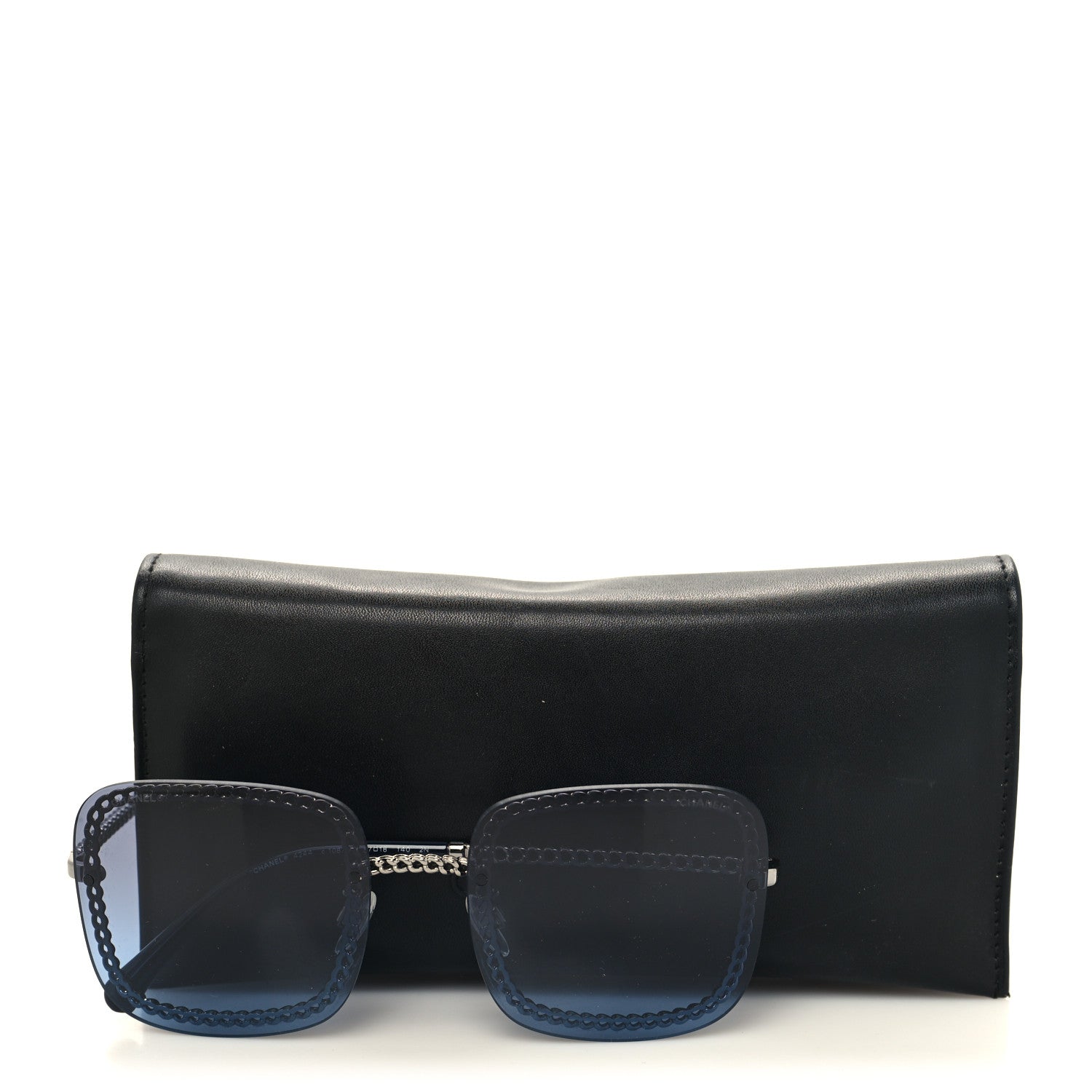 Chanel Chain Square Sunglasses 4244 Blue 7 of 7