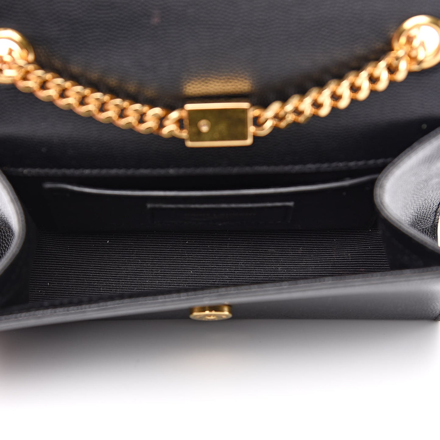 Grain De Poudre Small Monogram Kate Satchel Black