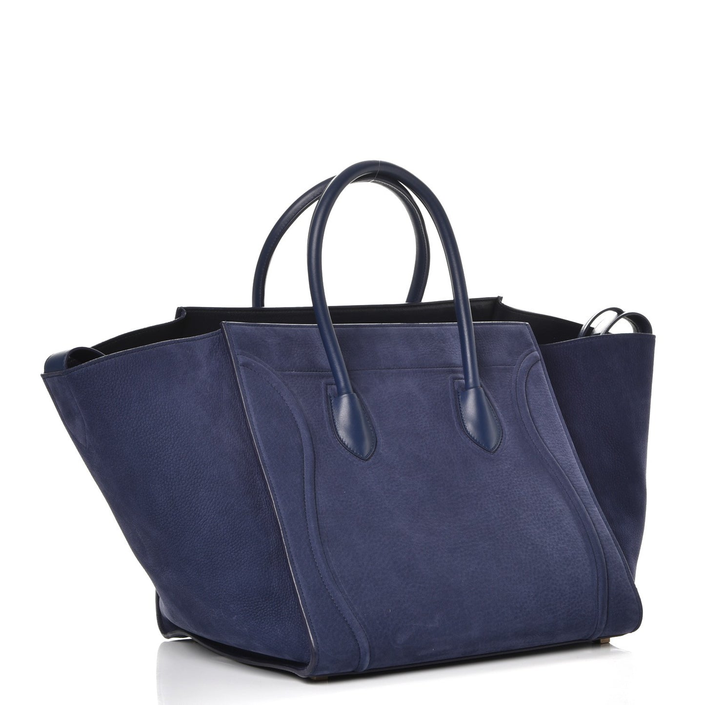 Nubuck Calfskin Medium Phantom Luggage Navy Blue