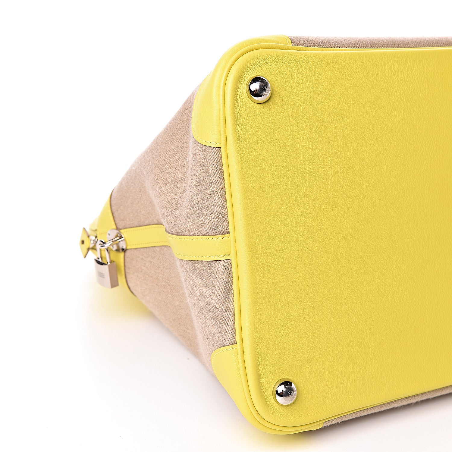 Hermes Toile De Camp Evercolor Bolide 45 Ficelle Lime 7 of 10
