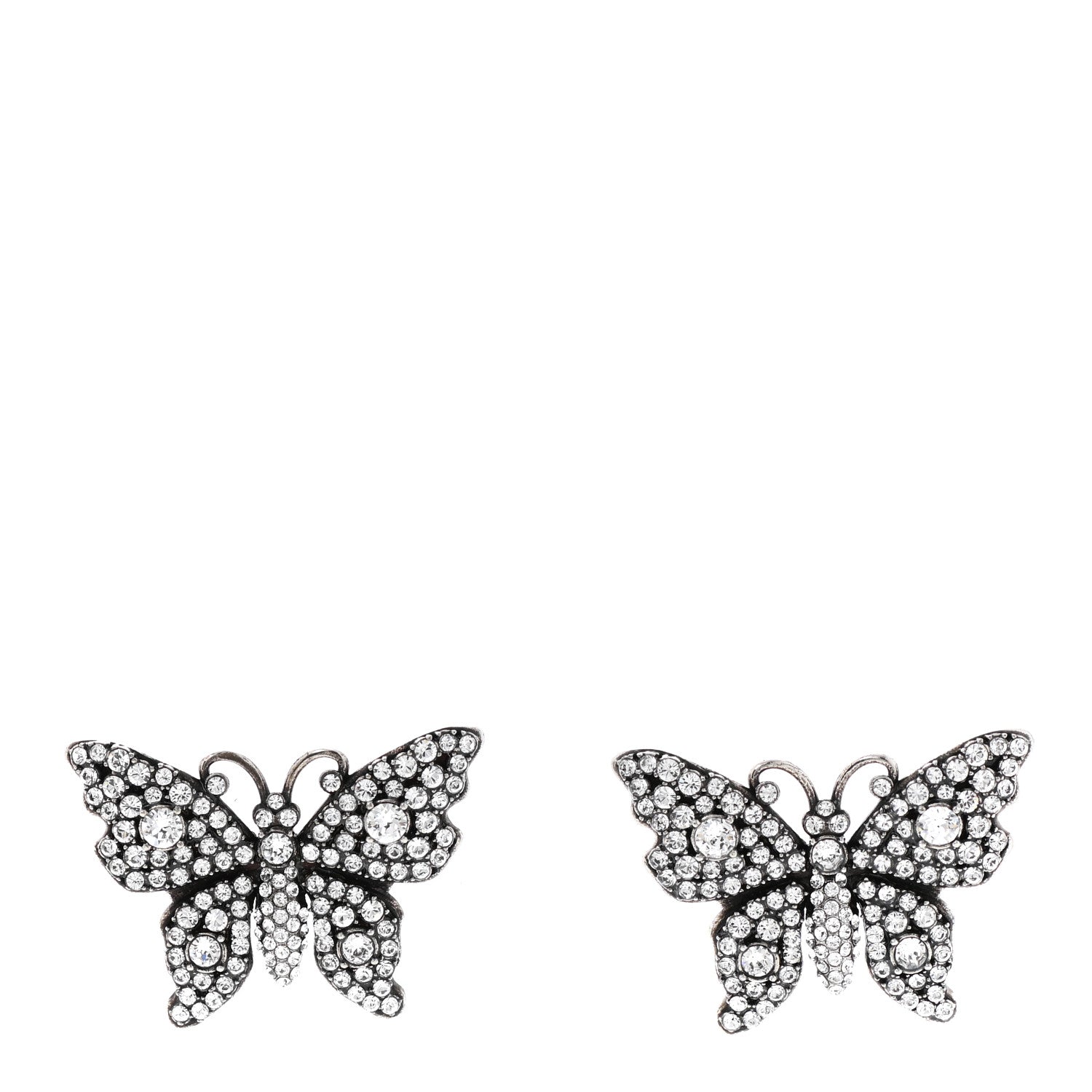 Gucci Crystal Butterfly Stud Earrings 1 of 4