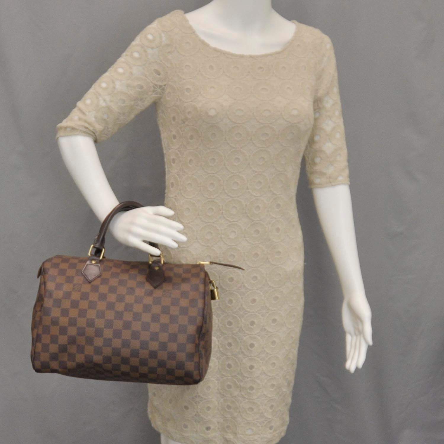 Louis Vuitton Damier Ebene Speedy 30 2 of 9