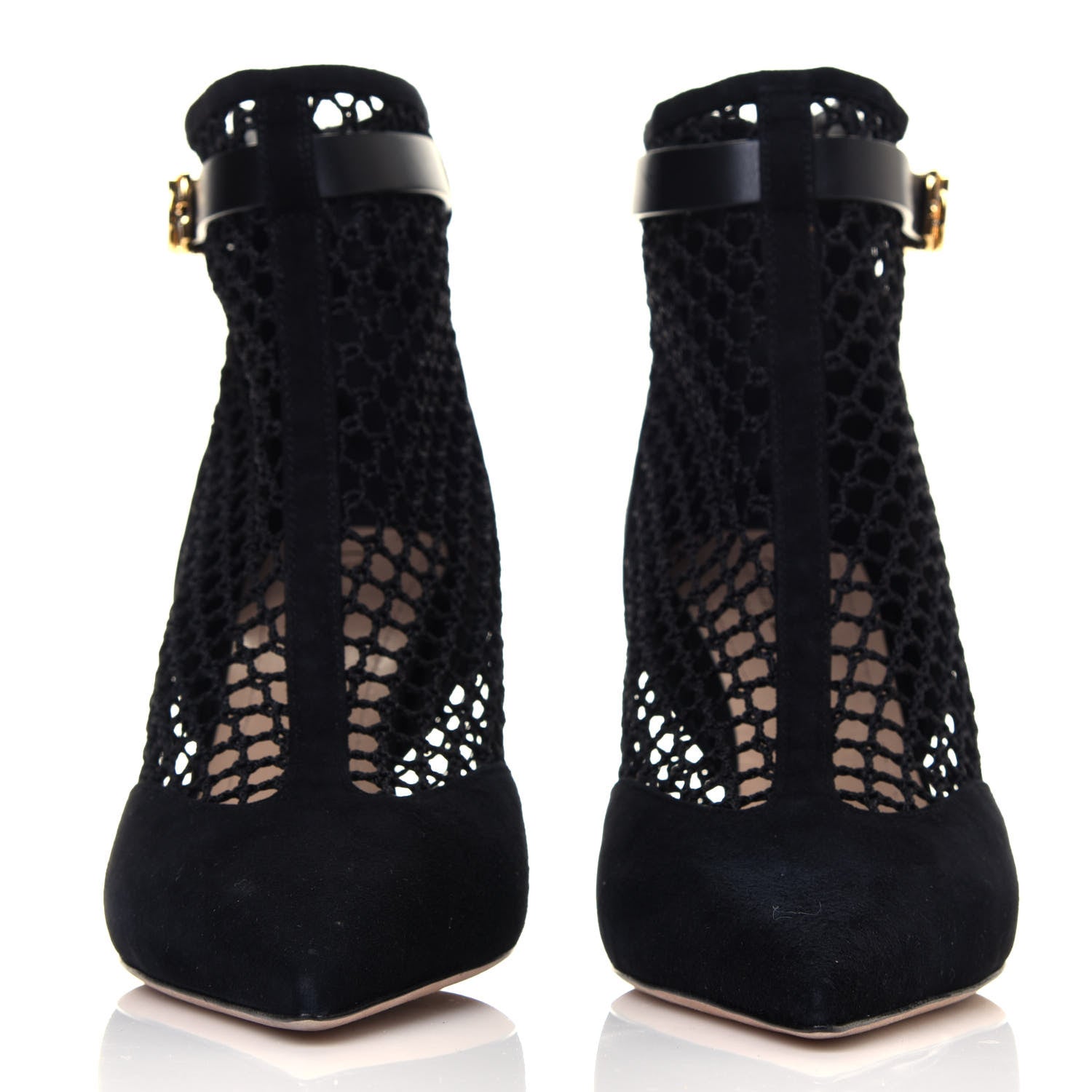 Christian Dior Suede Resille Dior-I Short Boots 41 Black 2 of 8