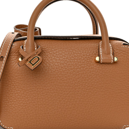 Delvaux Taurillon Soft Nano Cool Box Satchel Vegetal Ivory 7 of 9