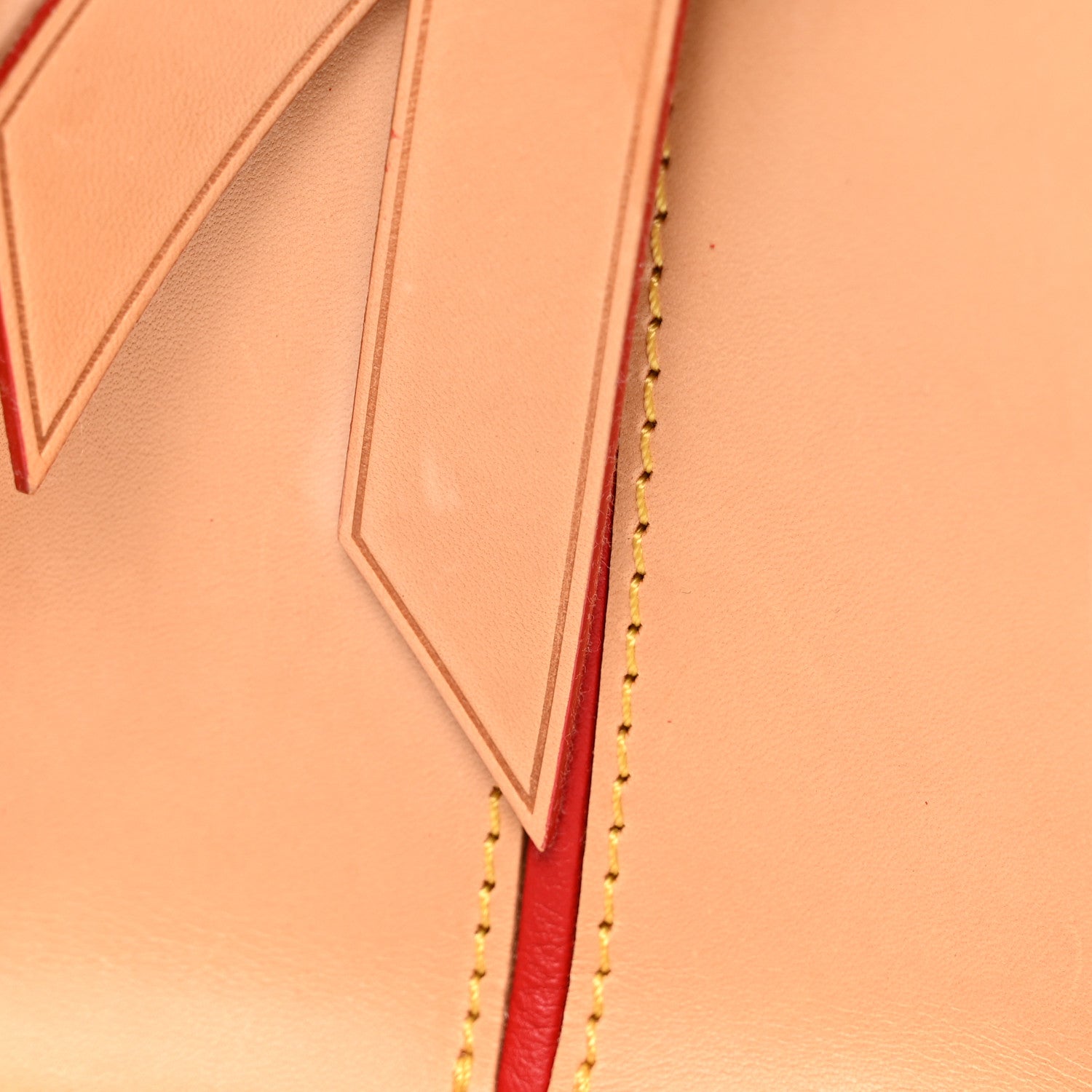 Louis Vuitton Monogram Calf Hair Spikes Iconoclasts Christian Louboutin Tote Red 14 of 16