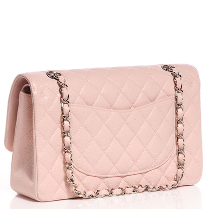 Chanel Caviar Quilted Medium Double Flap Pink 3 of 8