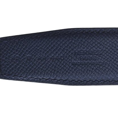 Hermes Epsom 32mm Belt Strap 80 32 Bleu Agate Bleu de Prusse 3 of 4