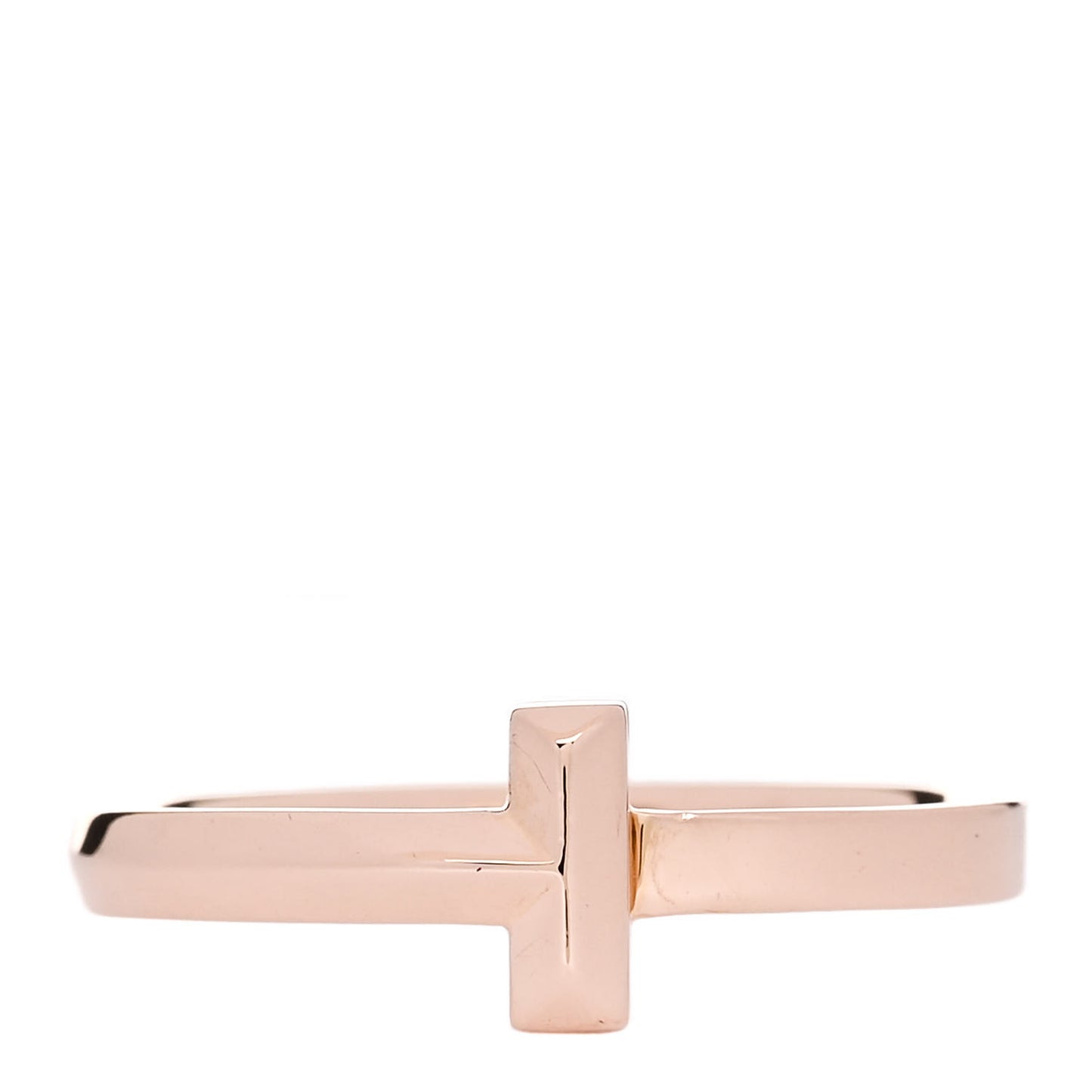 18K Rose Gold T T1 Ring 58 8.25