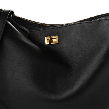 Balenciaga Natural Smooth Calfskin Medium Rodeo Hobo Black 7 of 9