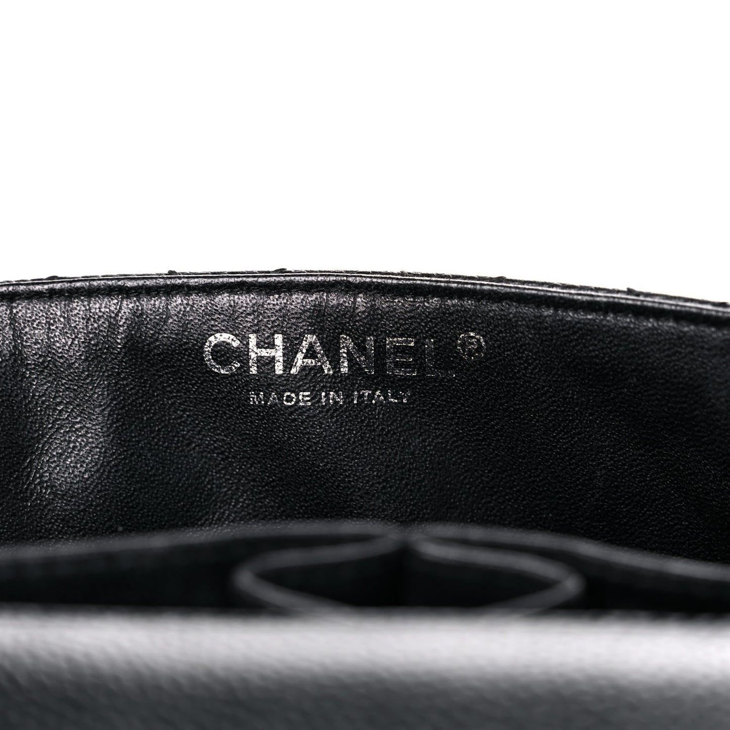 Caviar Quilted East West Flap Black