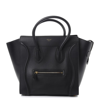 Celine Smooth Calfskin Mini Luggage Black 1 of 10