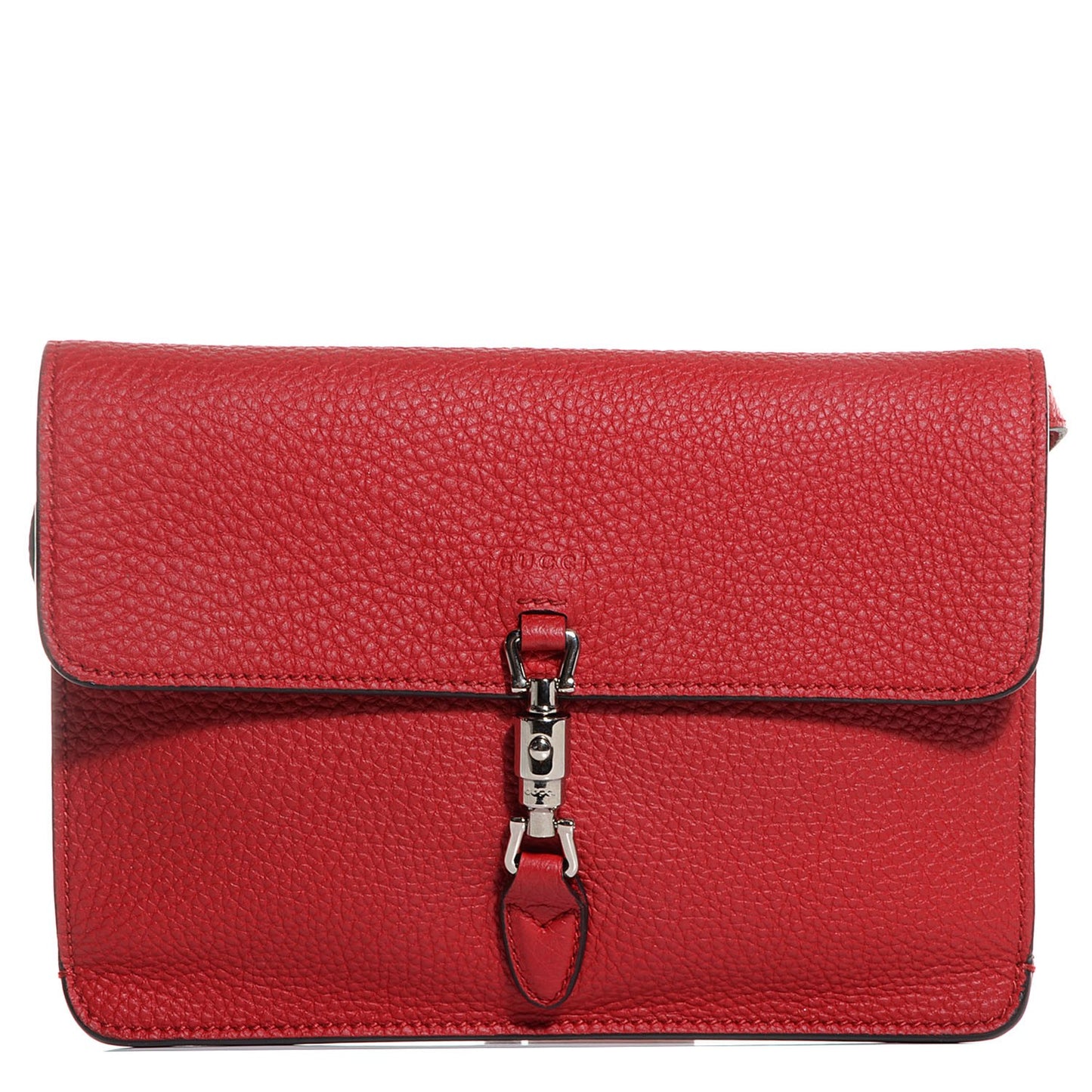 Grand Prix Calfskin Jackie Convertible Shoulder Bag Hibiscus Red