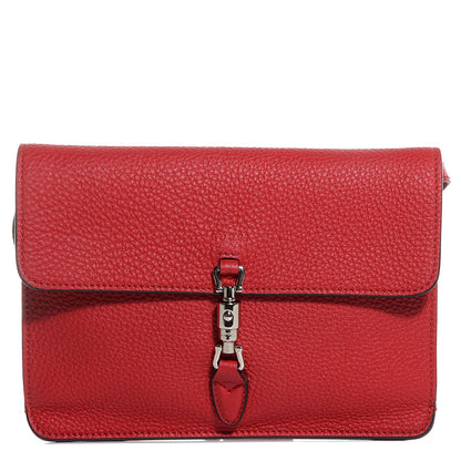 Gucci Grand Prix Calfskin Jackie Convertible Shoulder Bag Hibiscus Red 1 of 8