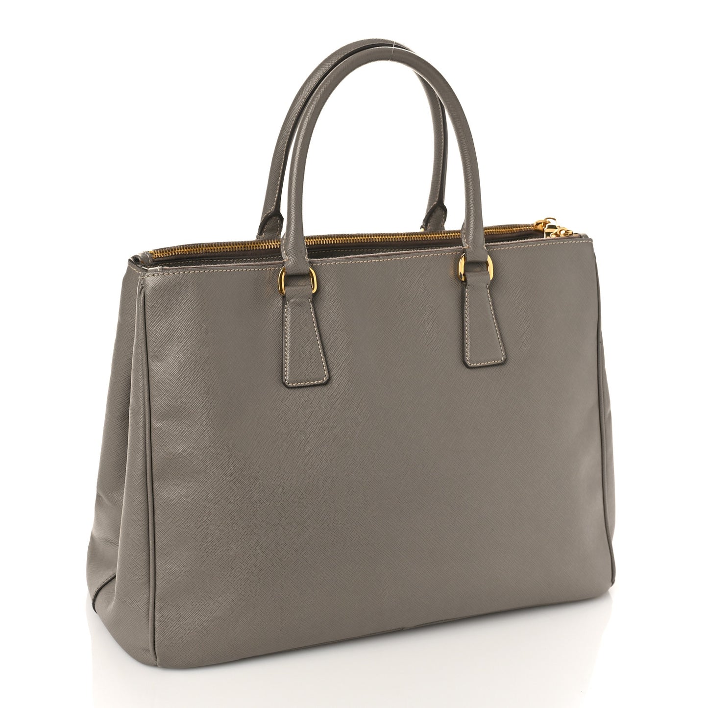 Saffiano Large Galleria Double Zip Tote Argilla