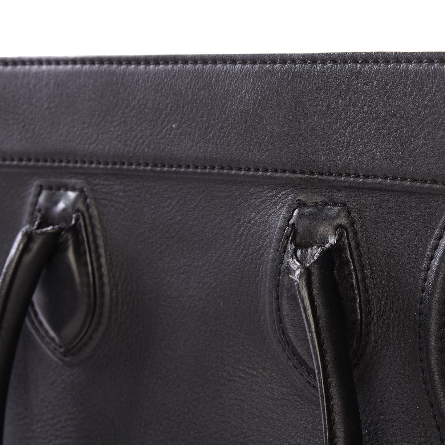Supple Calfskin Medium Phantom Luggage Black