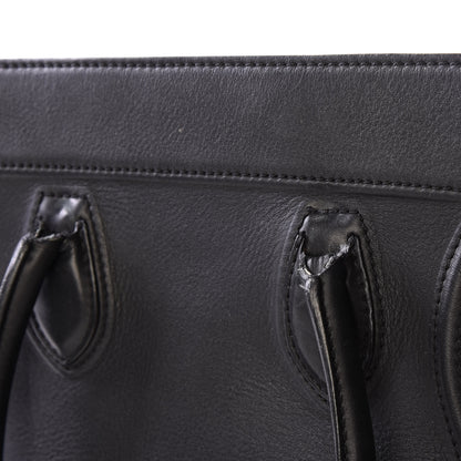 Celine Supple Calfskin Medium Phantom Luggage Black 11 of 12