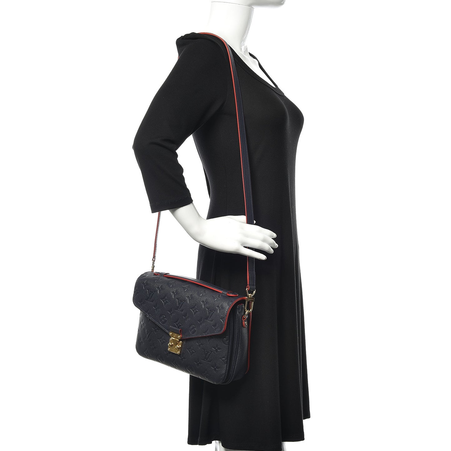 Empreinte Pochette Metis Marine Rouge